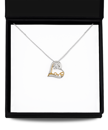 To My Soulmate - I Met You, I Liked You, I Love You, And I'll Love You Until The Day I Die - Love Heart Necklace