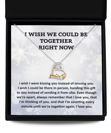 To My Love, I Wish - Missing You - Love Dancing Necklace