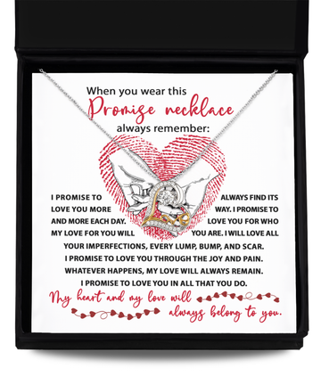 To My Soulmate - When You Wear This Promise Necklace Always Remember - Love Dancing Necklace