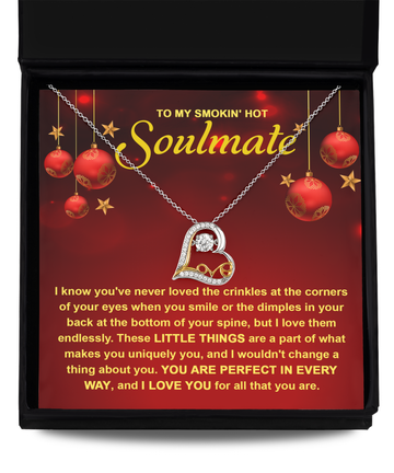 To My Soulmate - The Little Things - Love Dancing Necklace